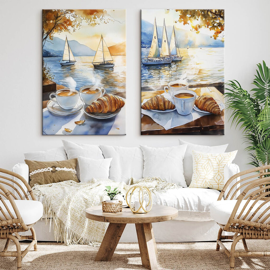 Café junto a veleros — interior 2