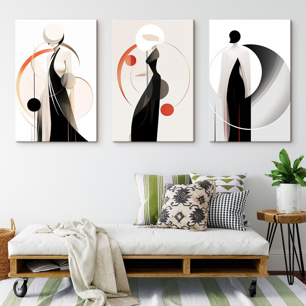 Un movimiento elegante en un interior