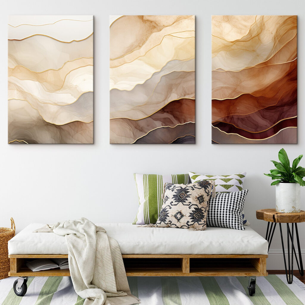 Capas de la tierra en un interior