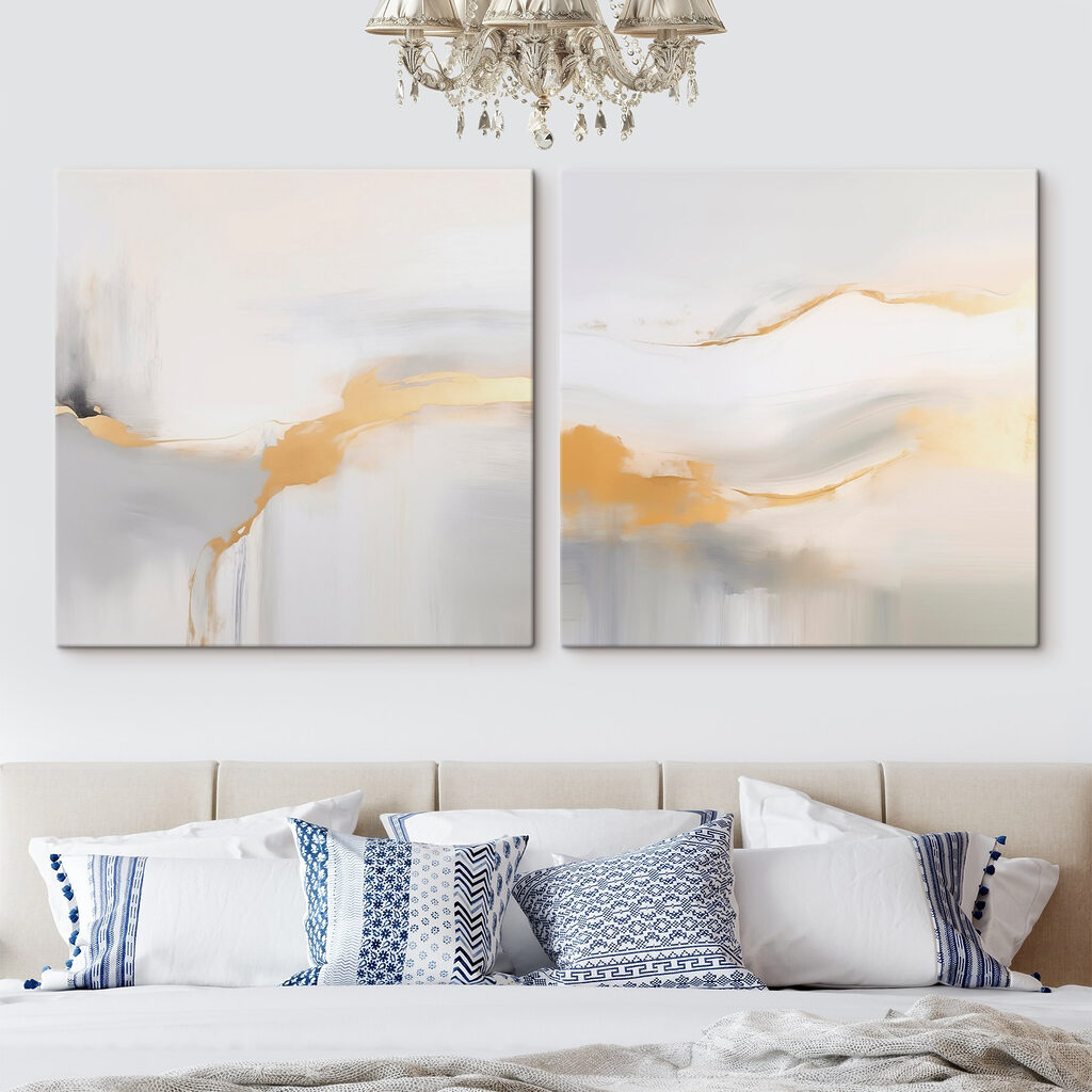 Líneas fluidas en un interior