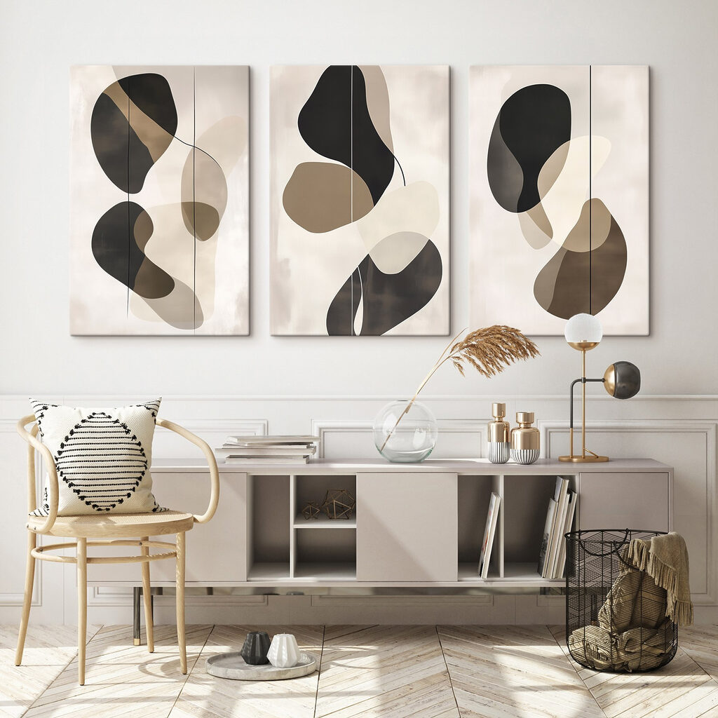 Un estudio de formas en un interior