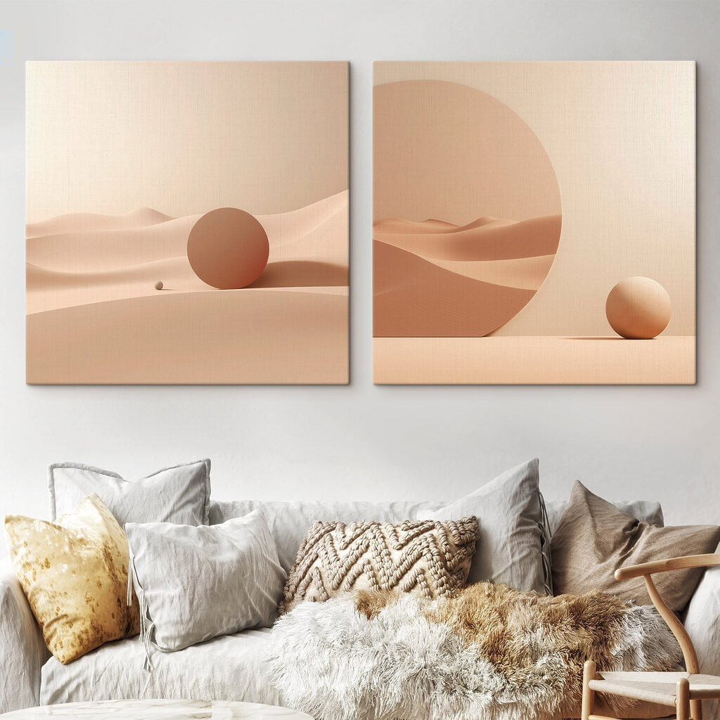 Sueños entre dunas en un interior