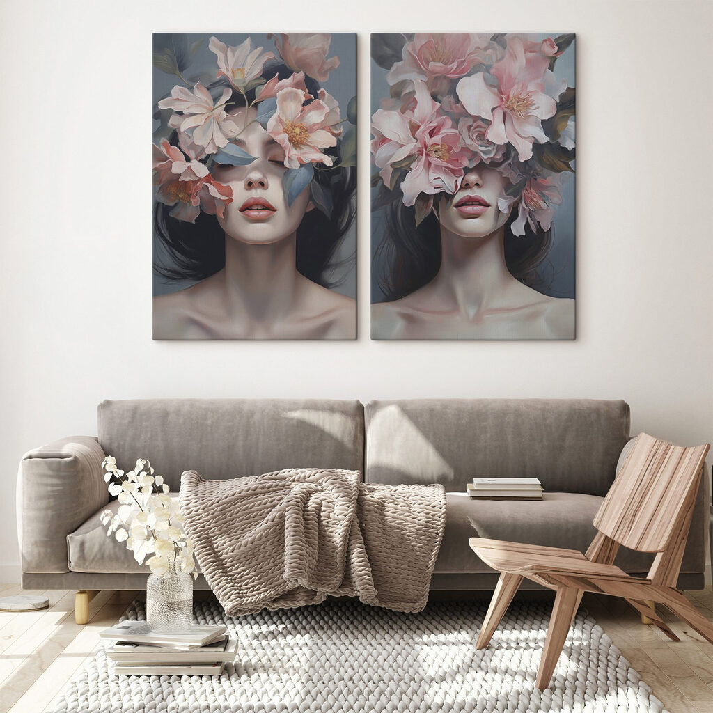 Rostro cubierto de flores — interior 2