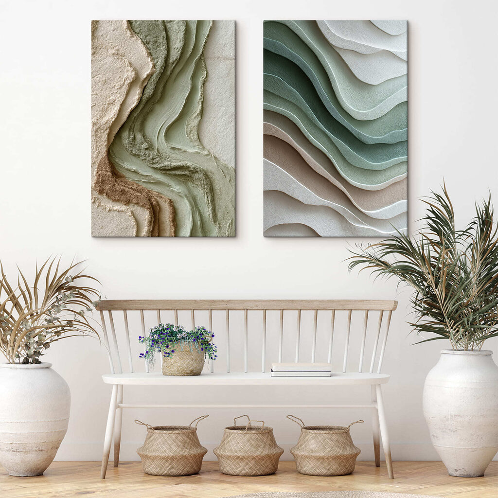Ondas en capas en un interior