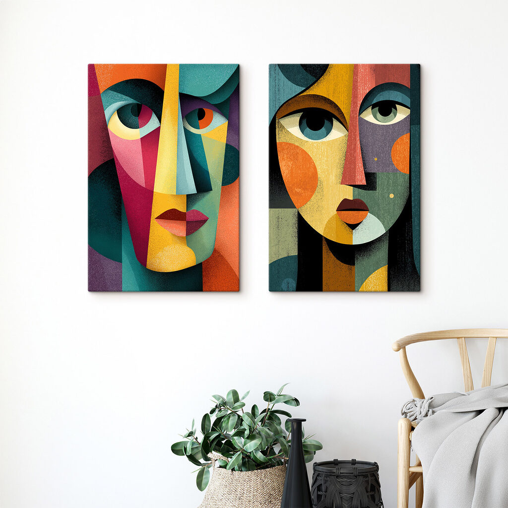 Rostros de colores vivos — interior 2