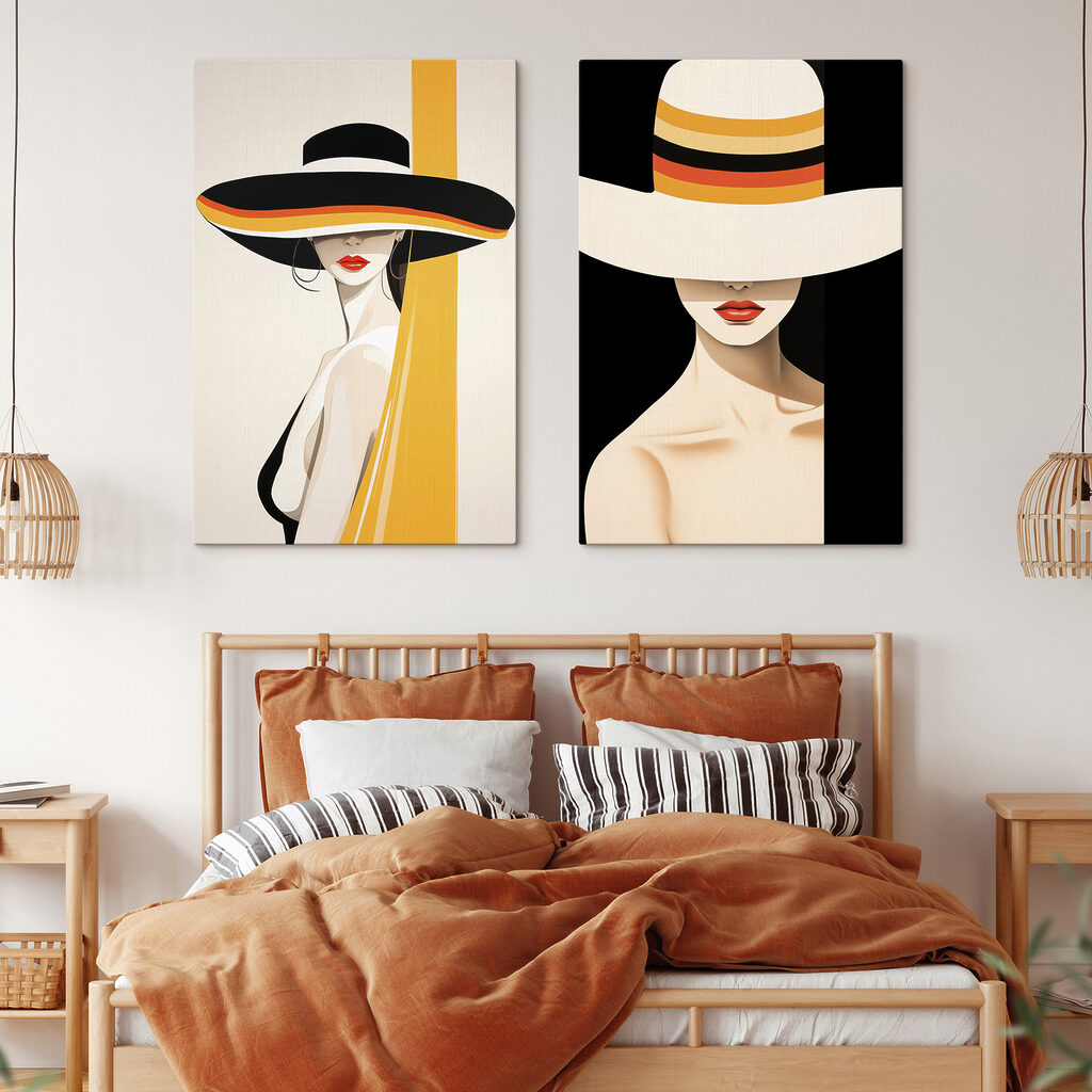 Mujeres con sombrero — interior 1