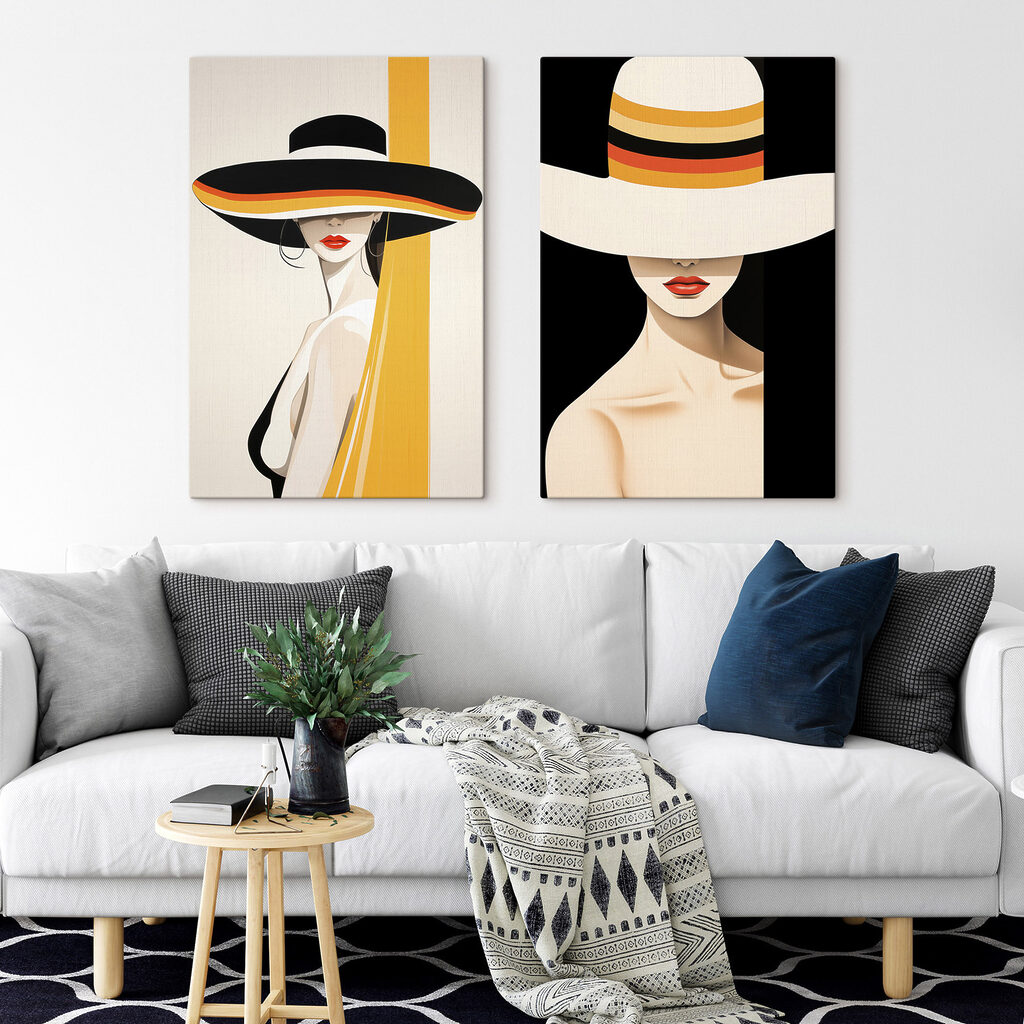 Mujeres con sombrero — interior 2