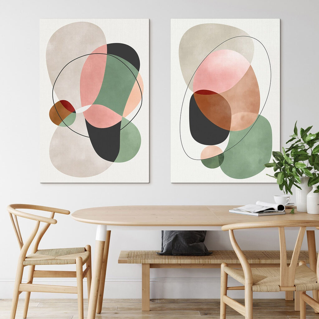 Círculos con líneas finas — interior 1