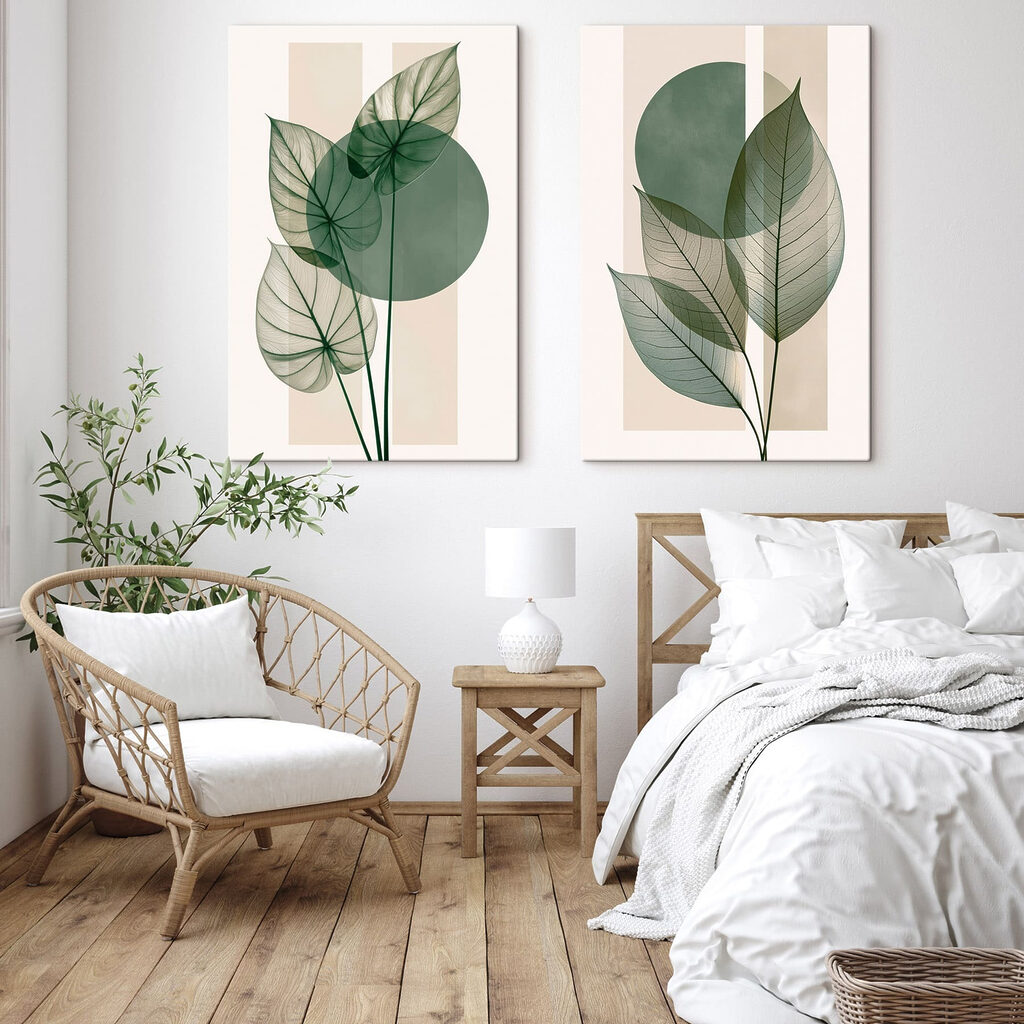 Hojas verdes elegantes — interior 2