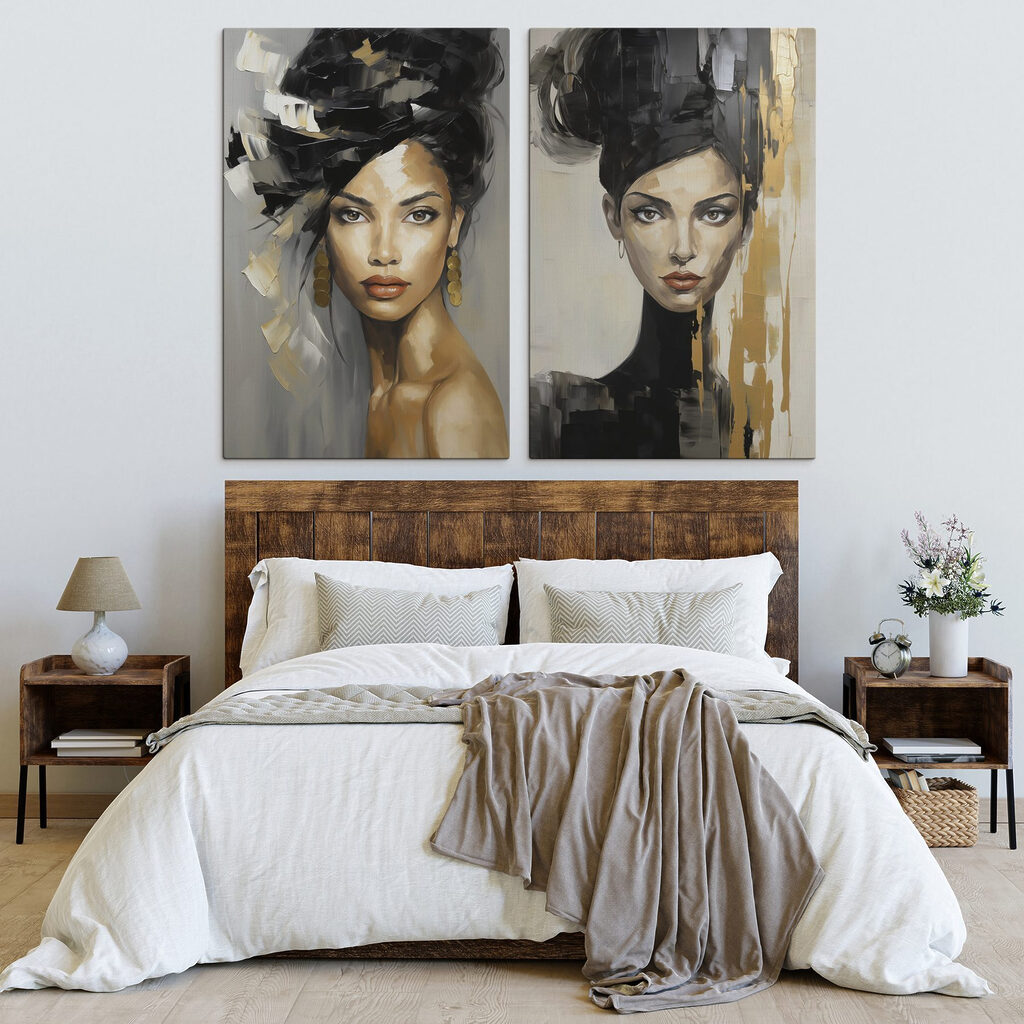 Retratos de pelo recogido — interior 2