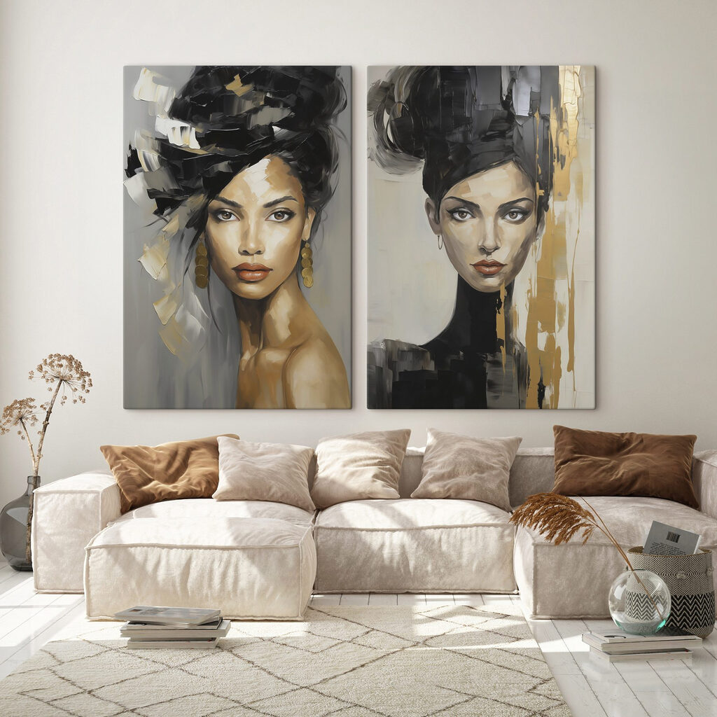 Retratos de pelo recogido — interior 1