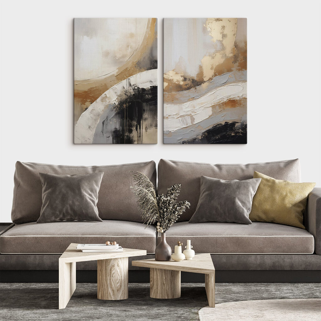 Franjas blancas en sombra — interior 2