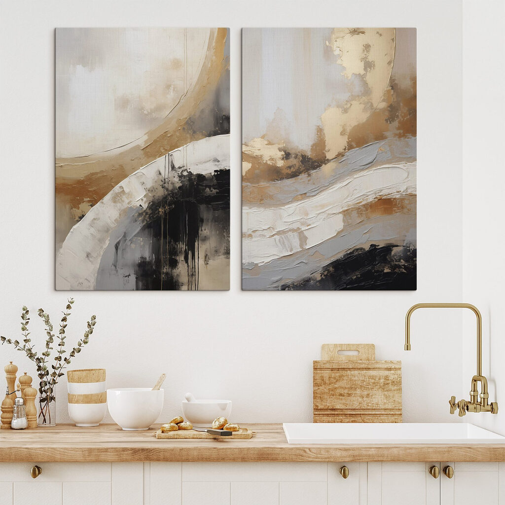 Franjas blancas en sombra — interior 1