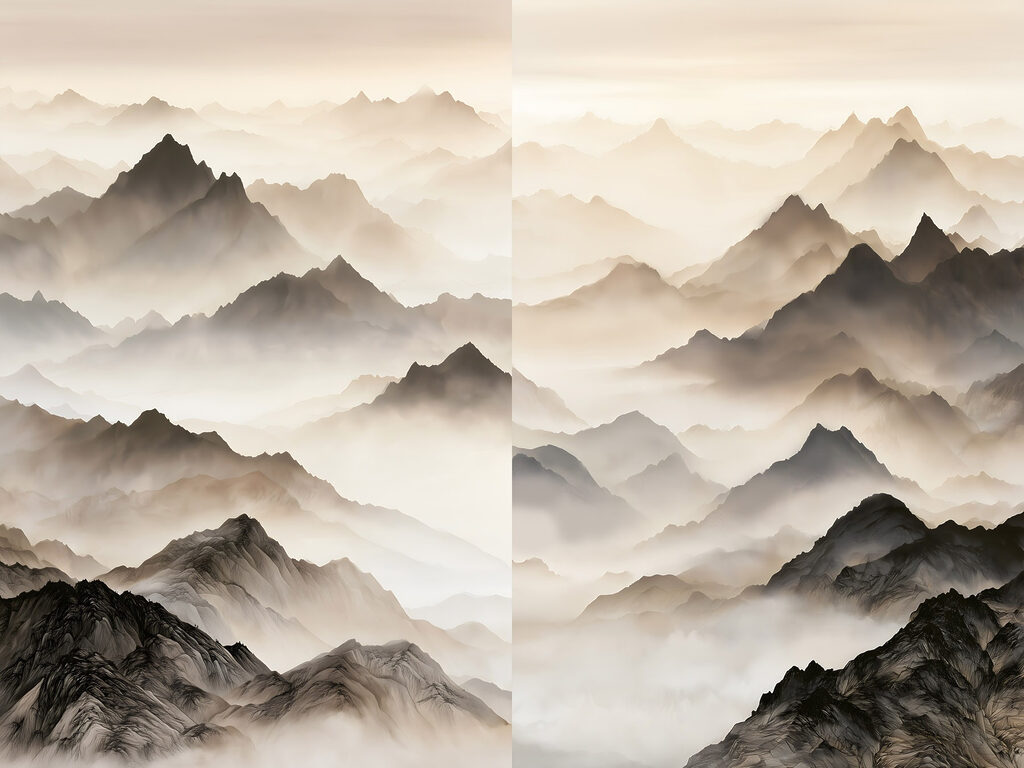 Picos en tinta suave — diseño completo