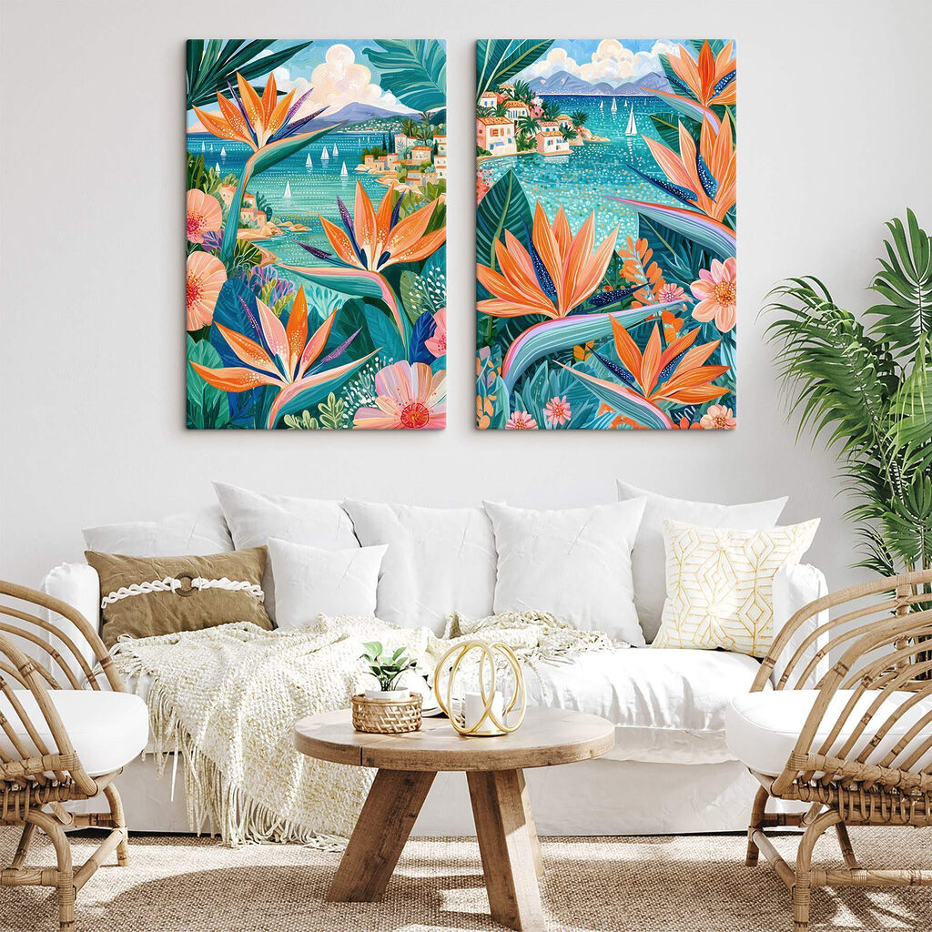 Costa con flores tropicales — interior 2