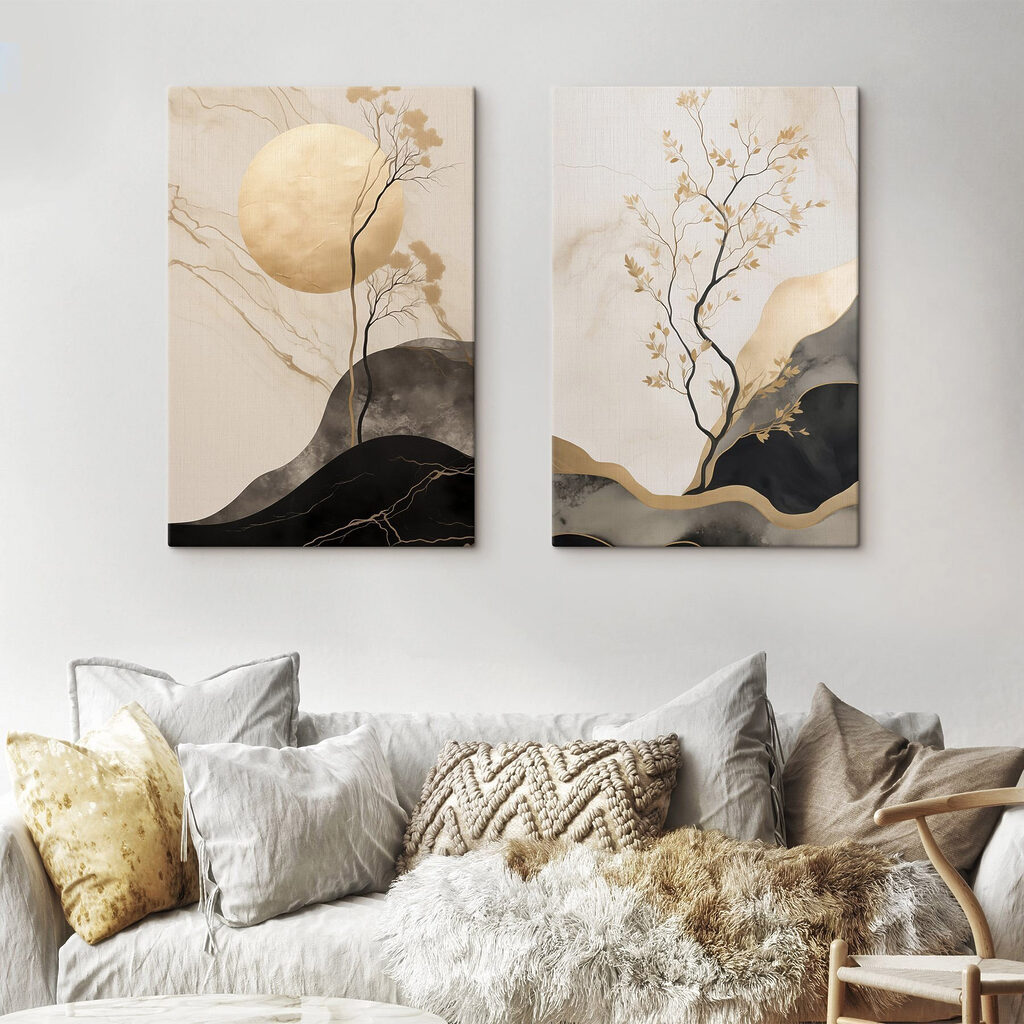 Luna sobre ramas finas — interior 2