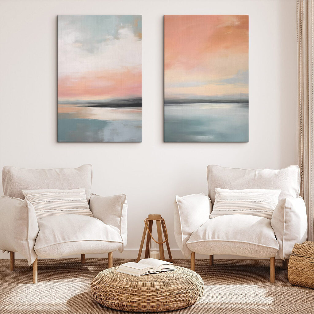 Cielo rosado sobre agua — interior 2