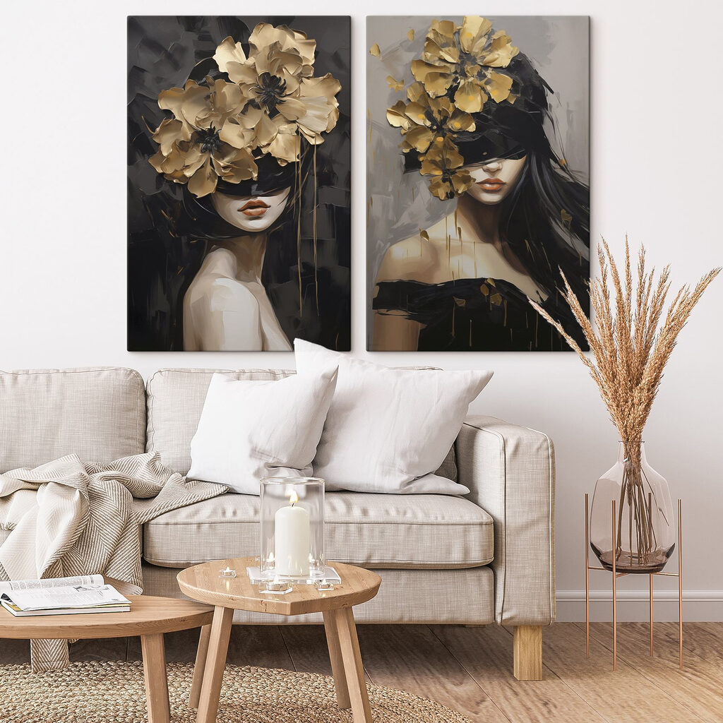 Flores sobre ojos oscuros — interior 2