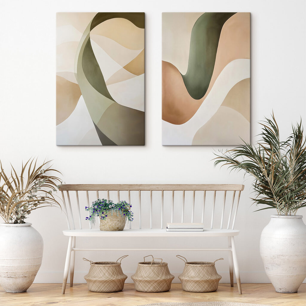 Ondas en verde oliva — interior 2