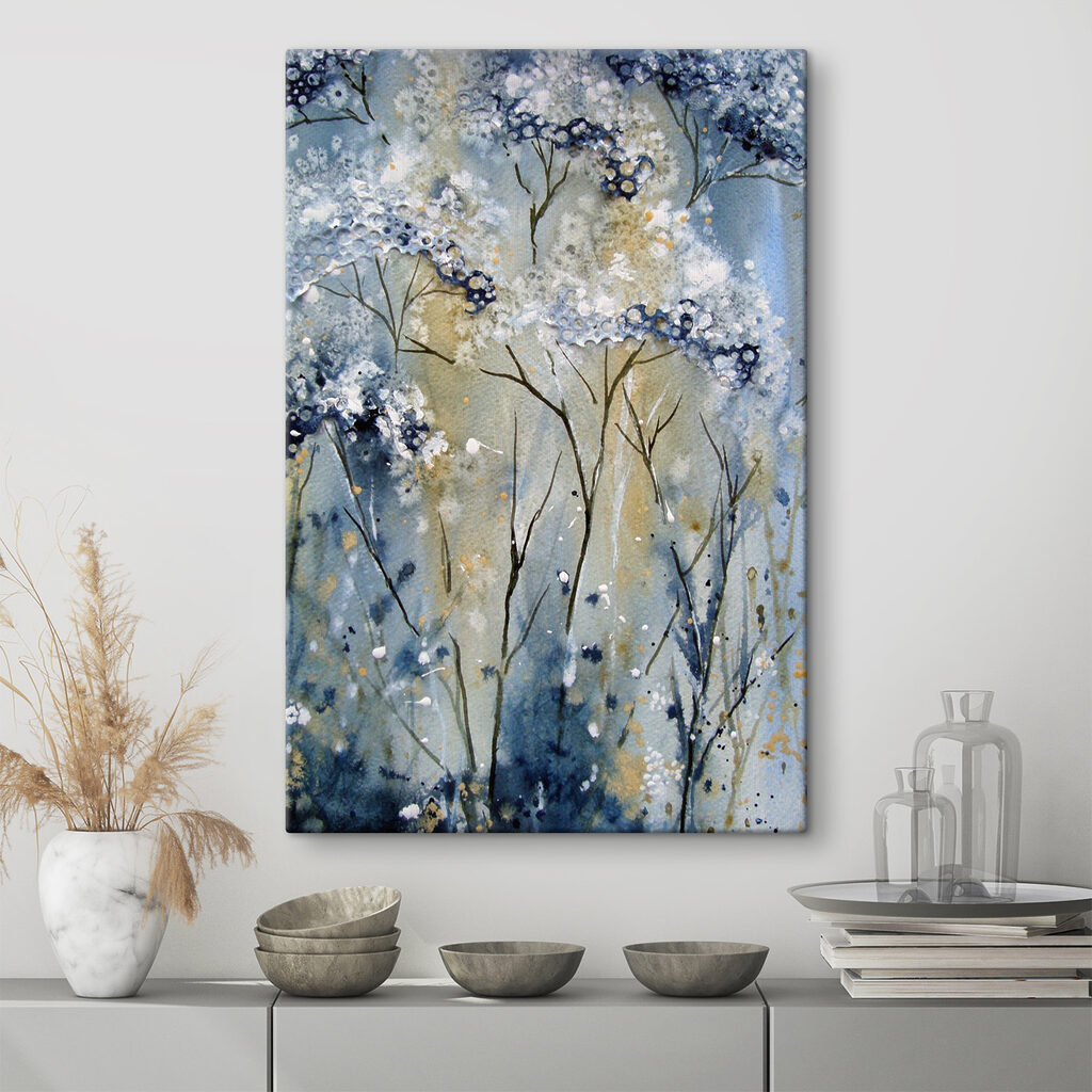 Ramas en flor azul — interior 6