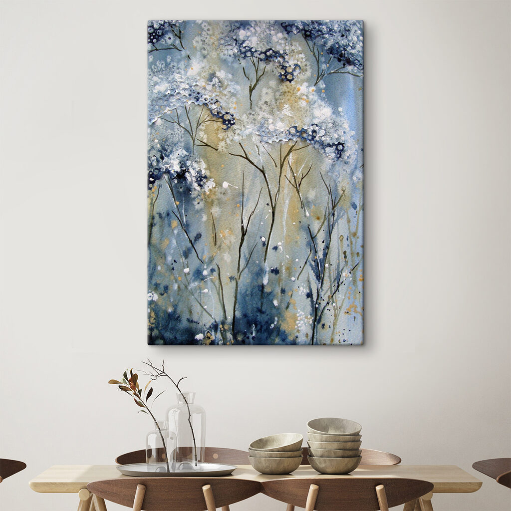 Ramas en flor azul — interior 7
