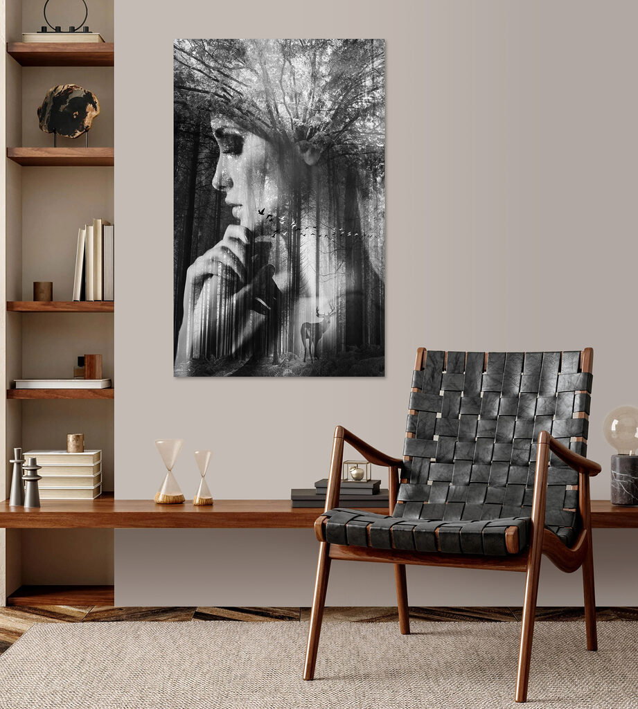 Rostro convertido en bosque — interior 5