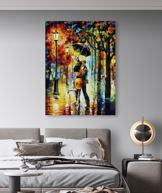 Beso bajo la lluvia — interior 3