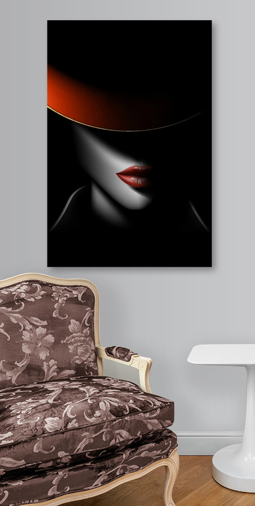 Rostro bajo el sombrero — interior 3
