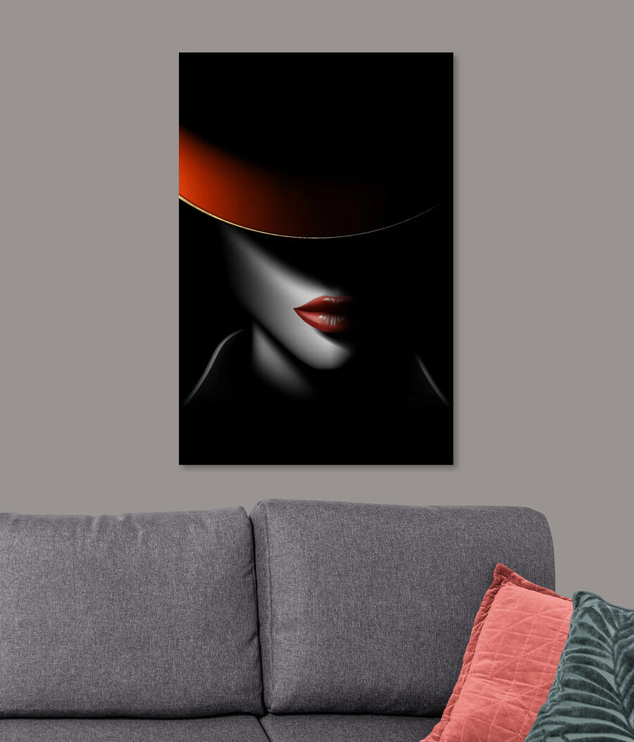 Rostro bajo el sombrero — interior 5