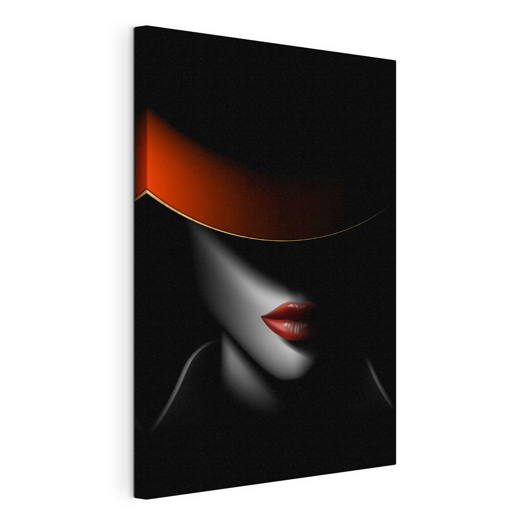 Rostro bajo el sombrero — vista del producto
