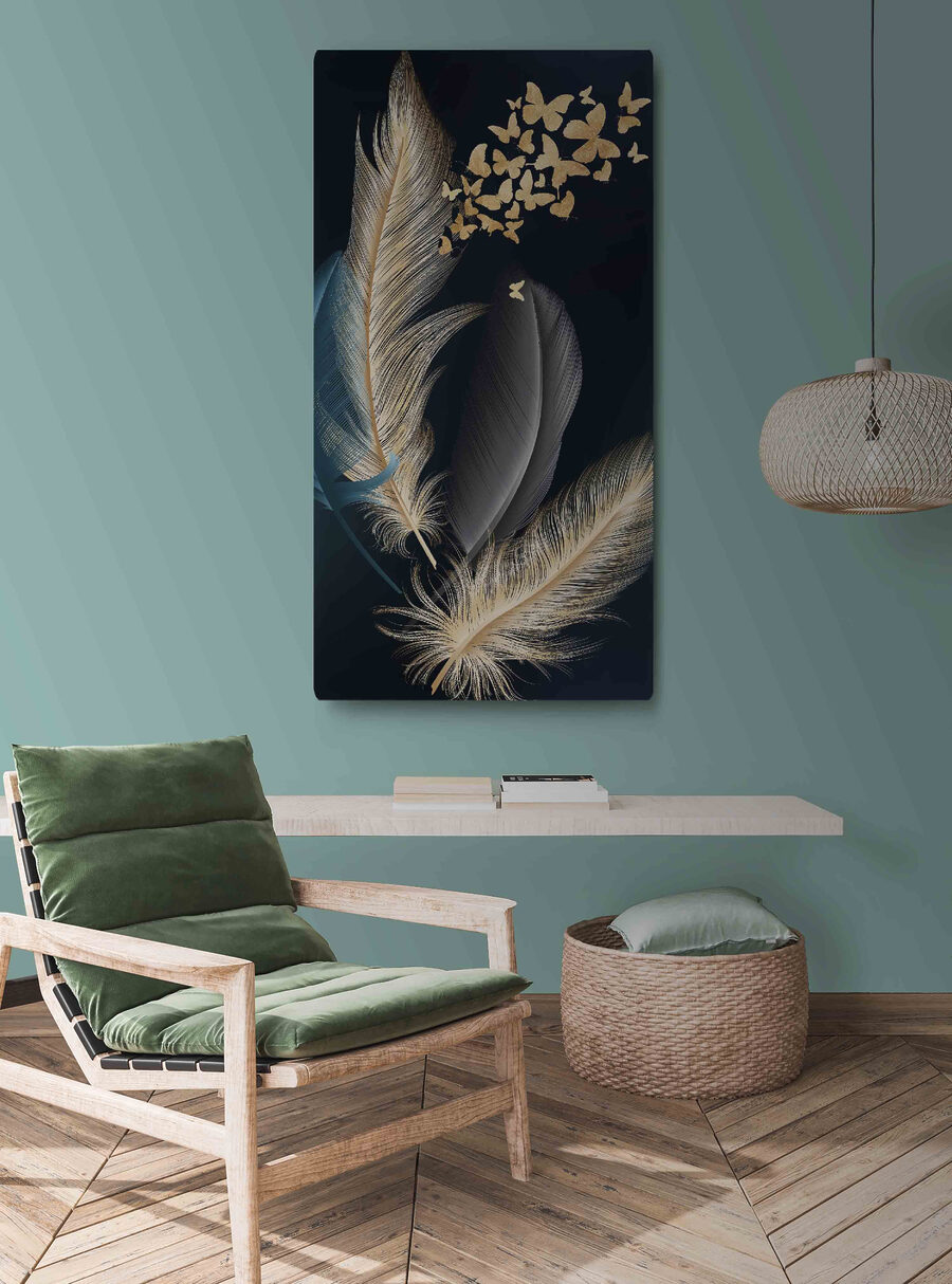 Plumas y mariposas — interior 1
