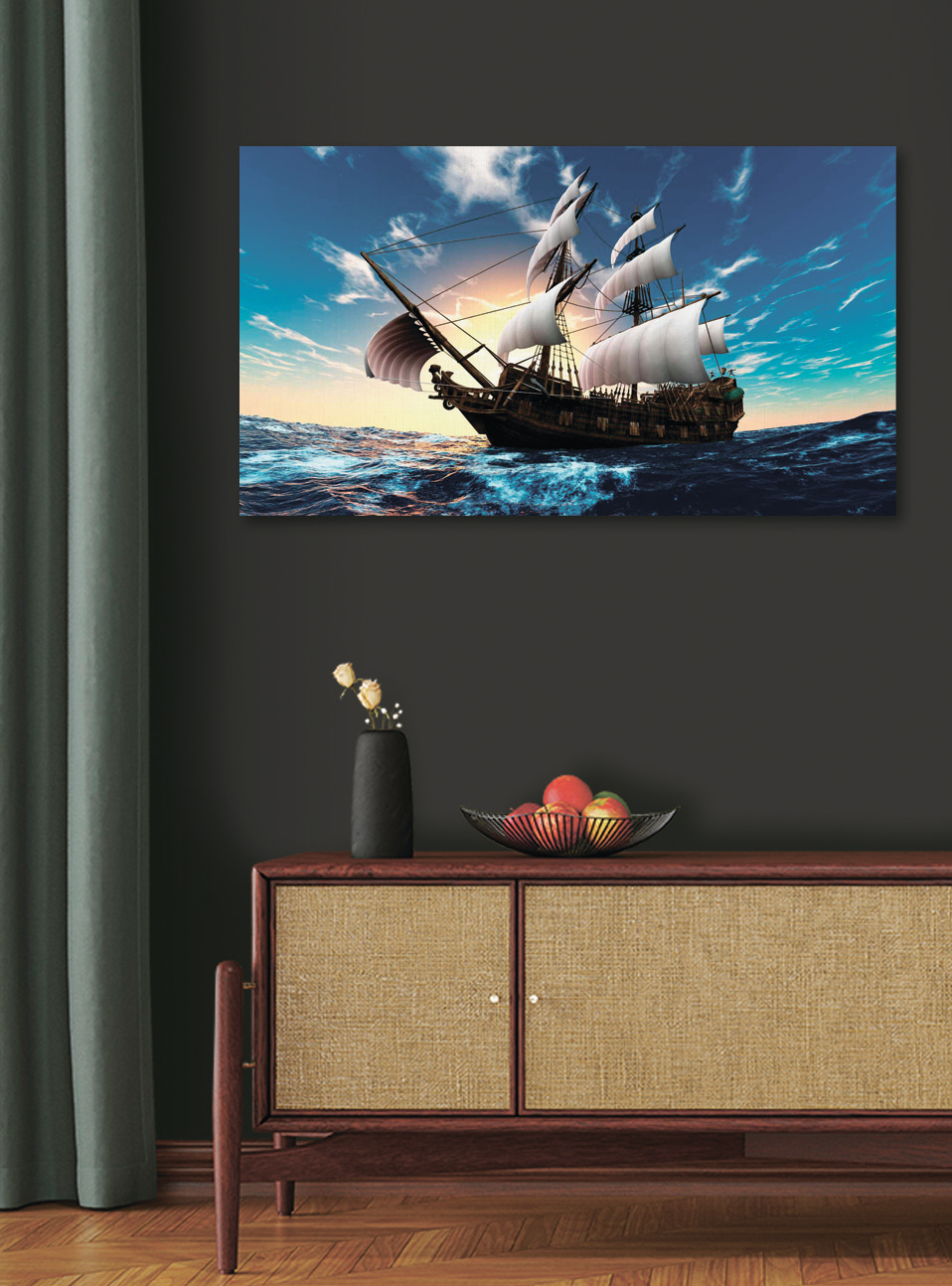 Velero a toda vela — interior 2