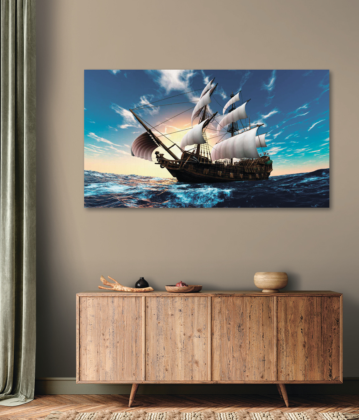 Velero a toda vela — interior 3