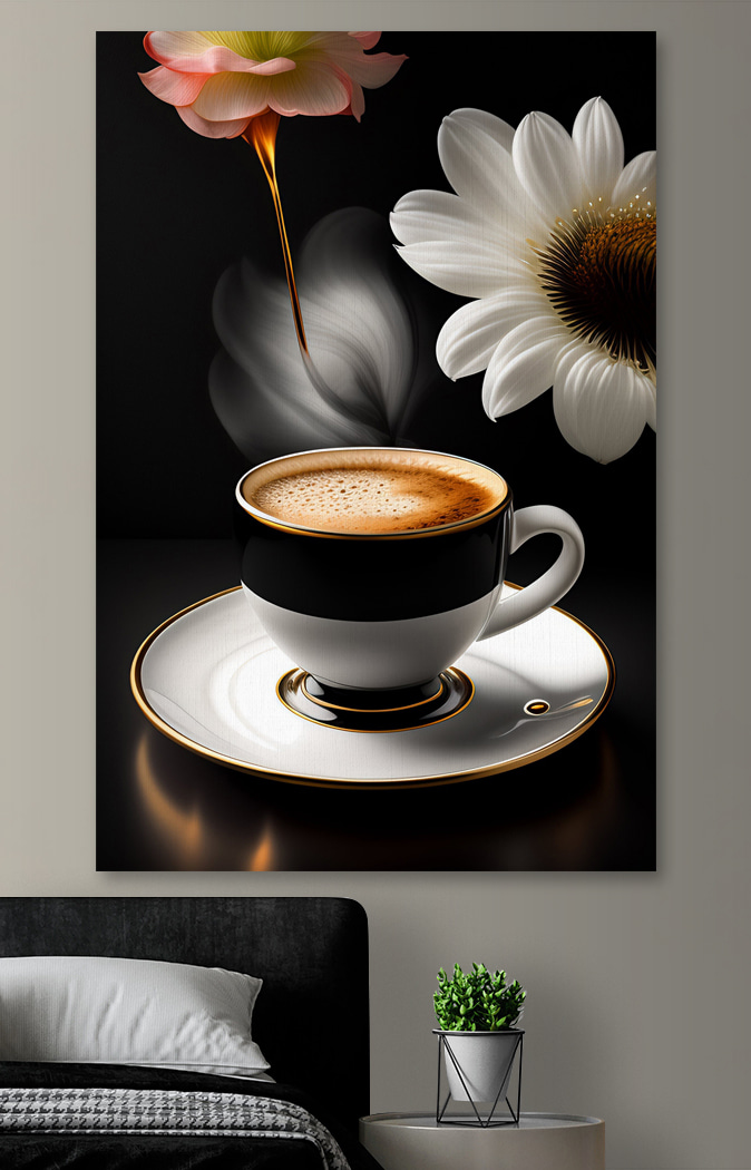 Flores y café negro — interior 2