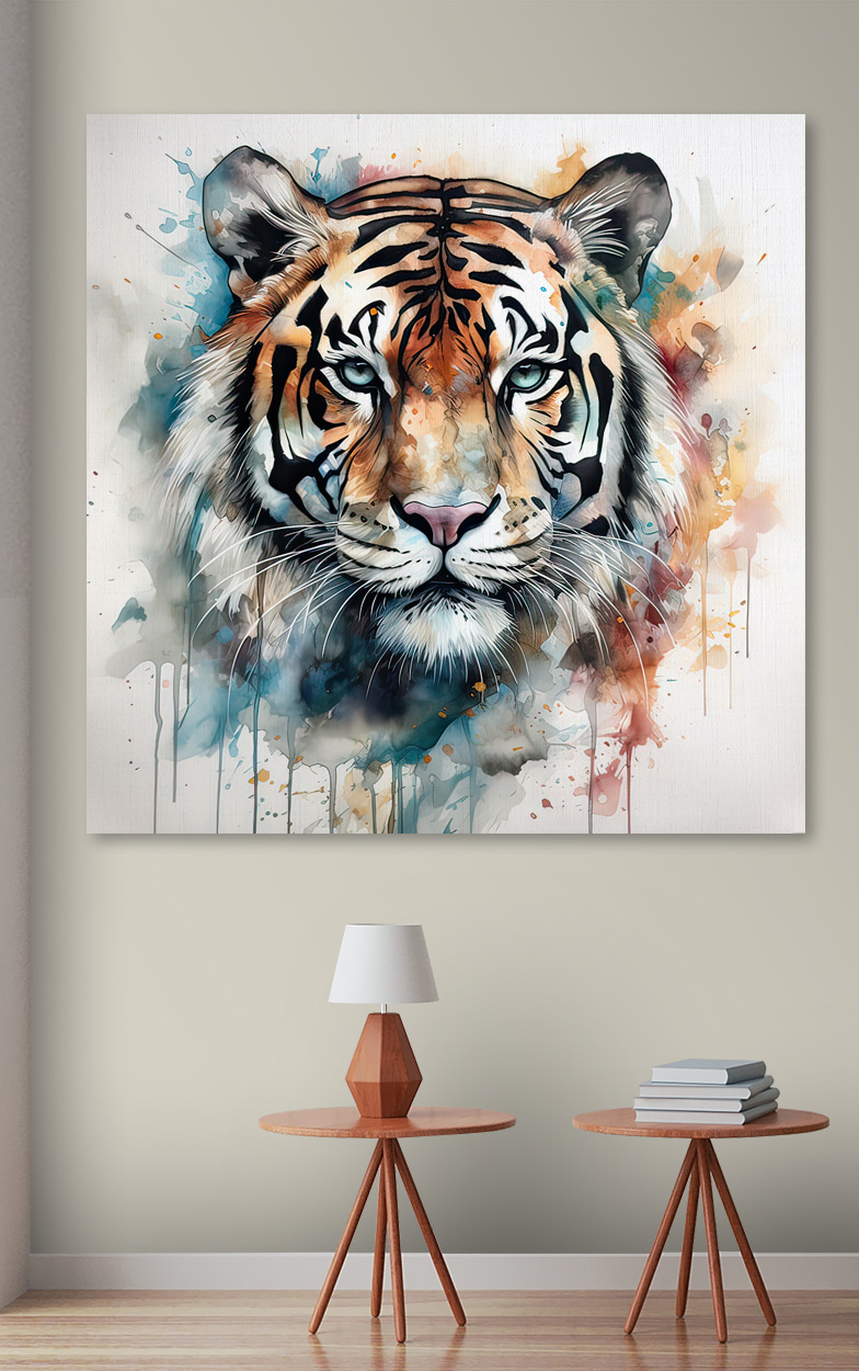 Tigre en salpicaduras frías — interior 2