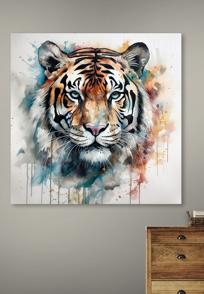 Tigre en salpicaduras frías — interior 3