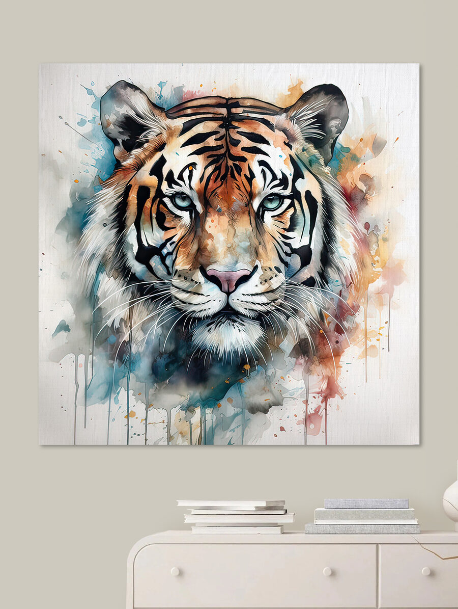 Tigre en salpicaduras frías — interior 5