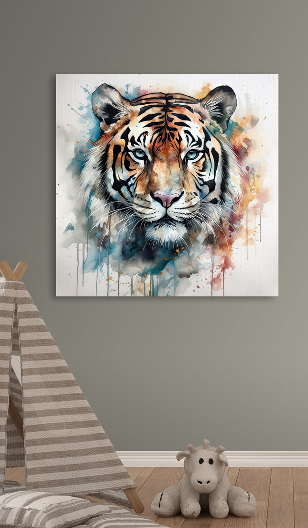 Tigre en salpicaduras frías — interior 6