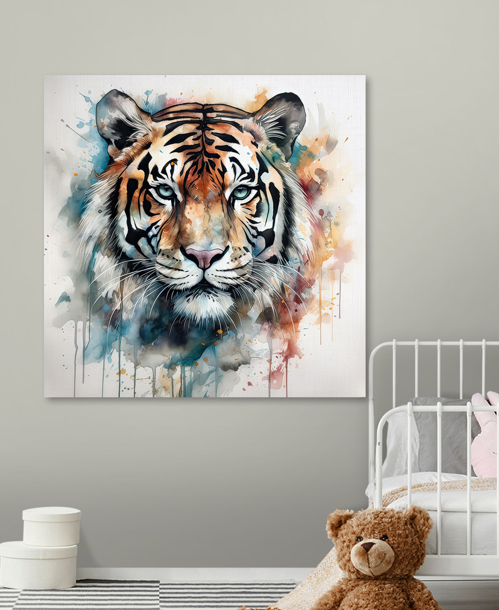 Tigre en salpicaduras frías — interior 7