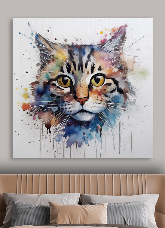Gatito en acuarela — interior 3