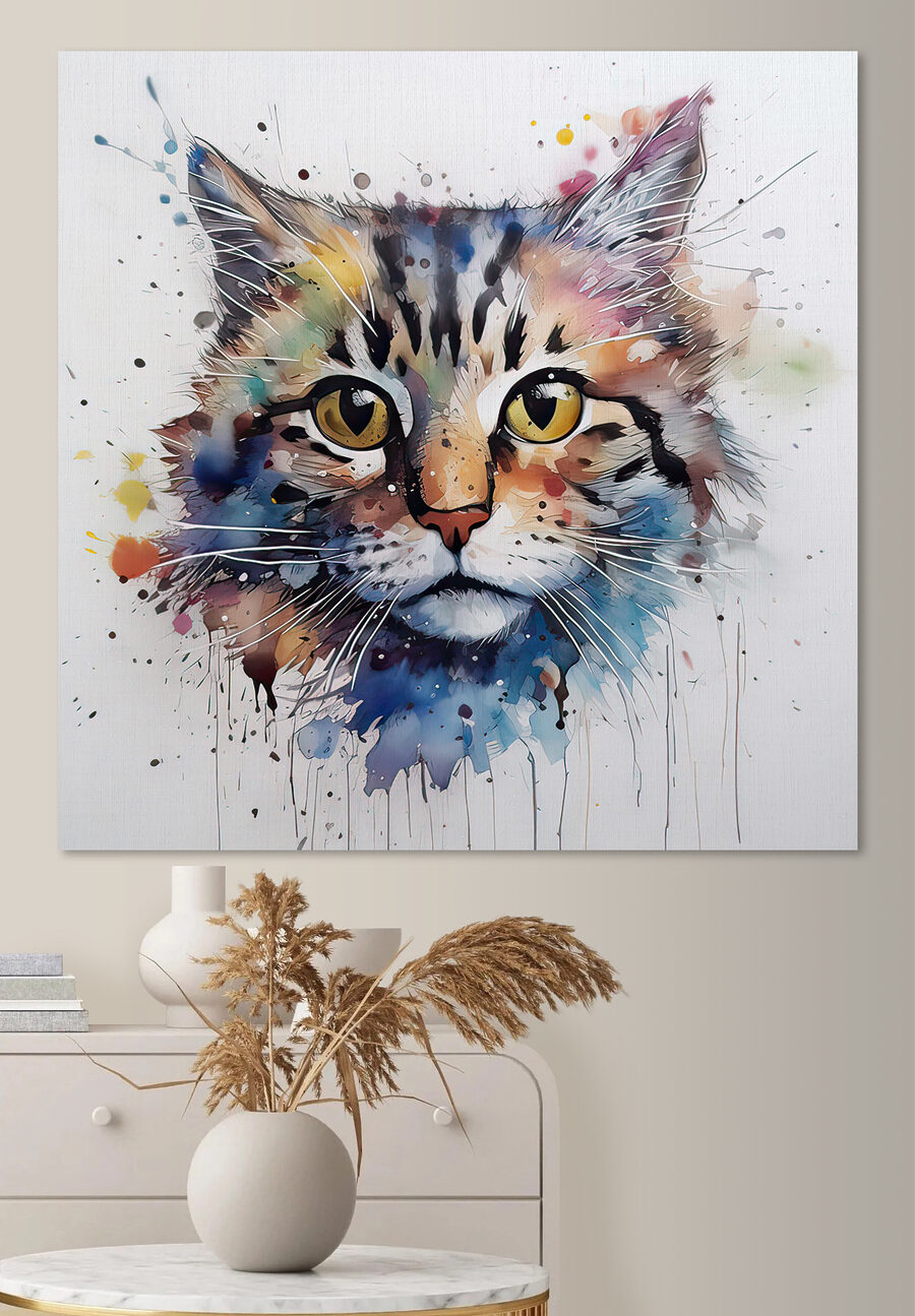 Gatito en acuarela — interior 4
