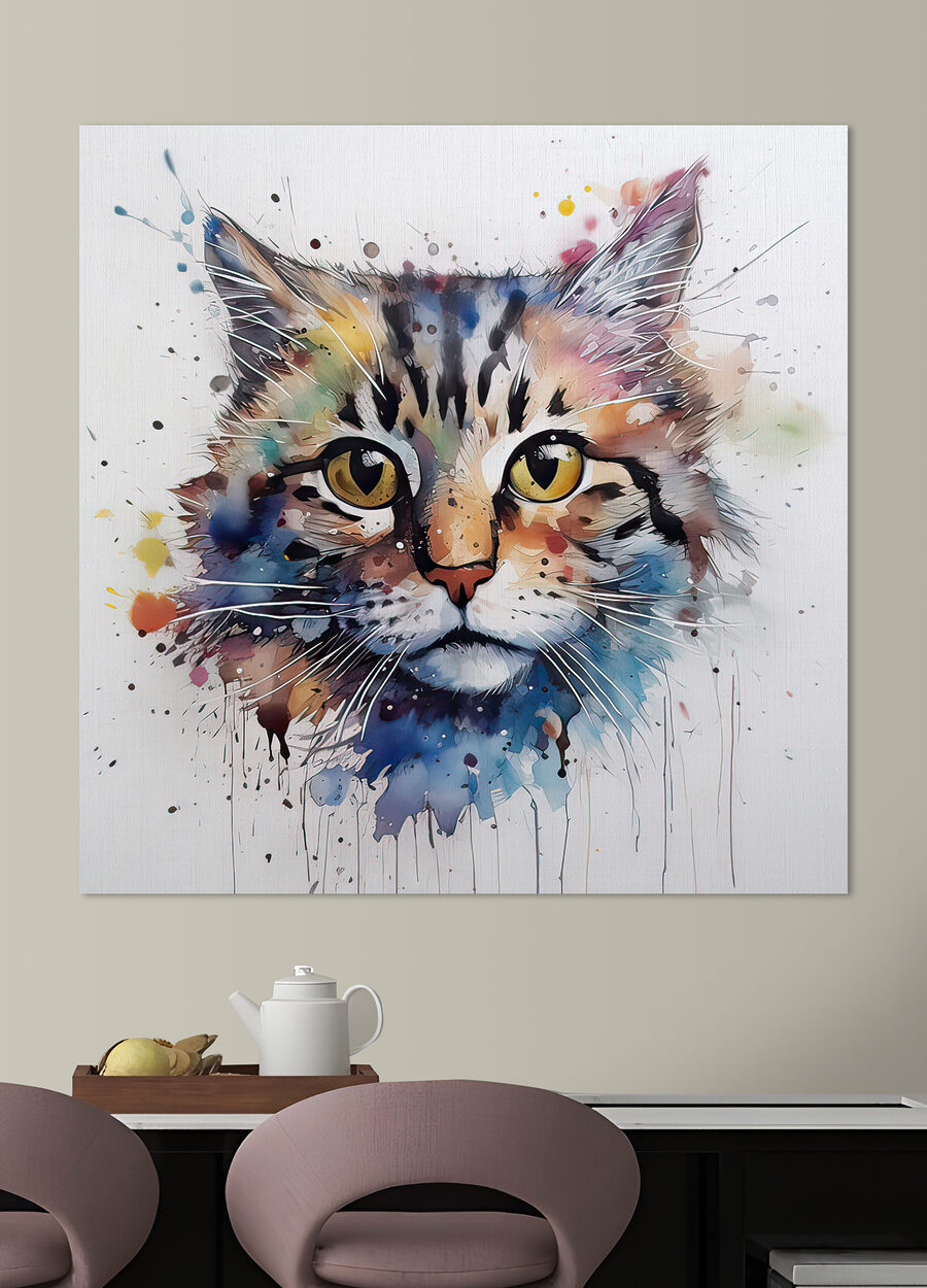 Gatito en acuarela — interior 6