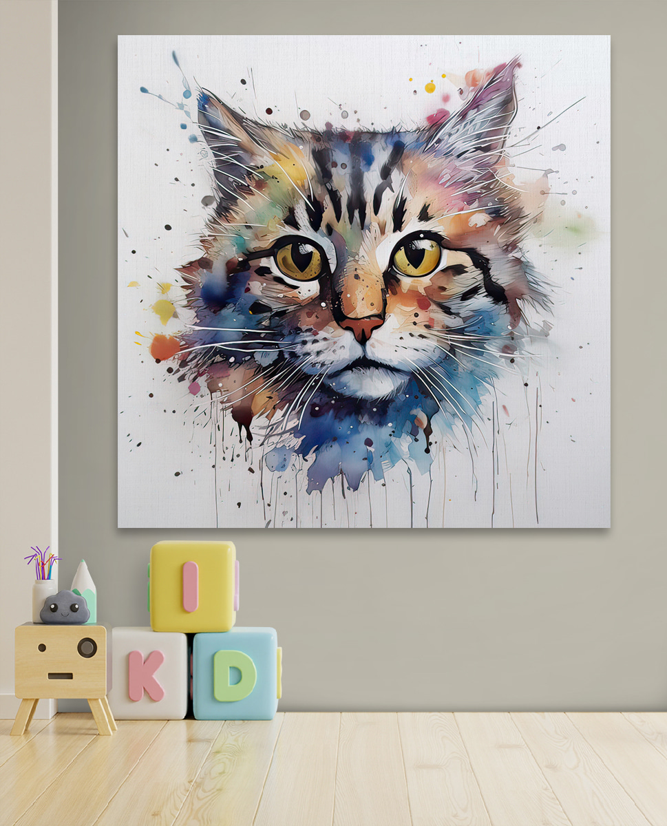 Gatito en acuarela — interior 7