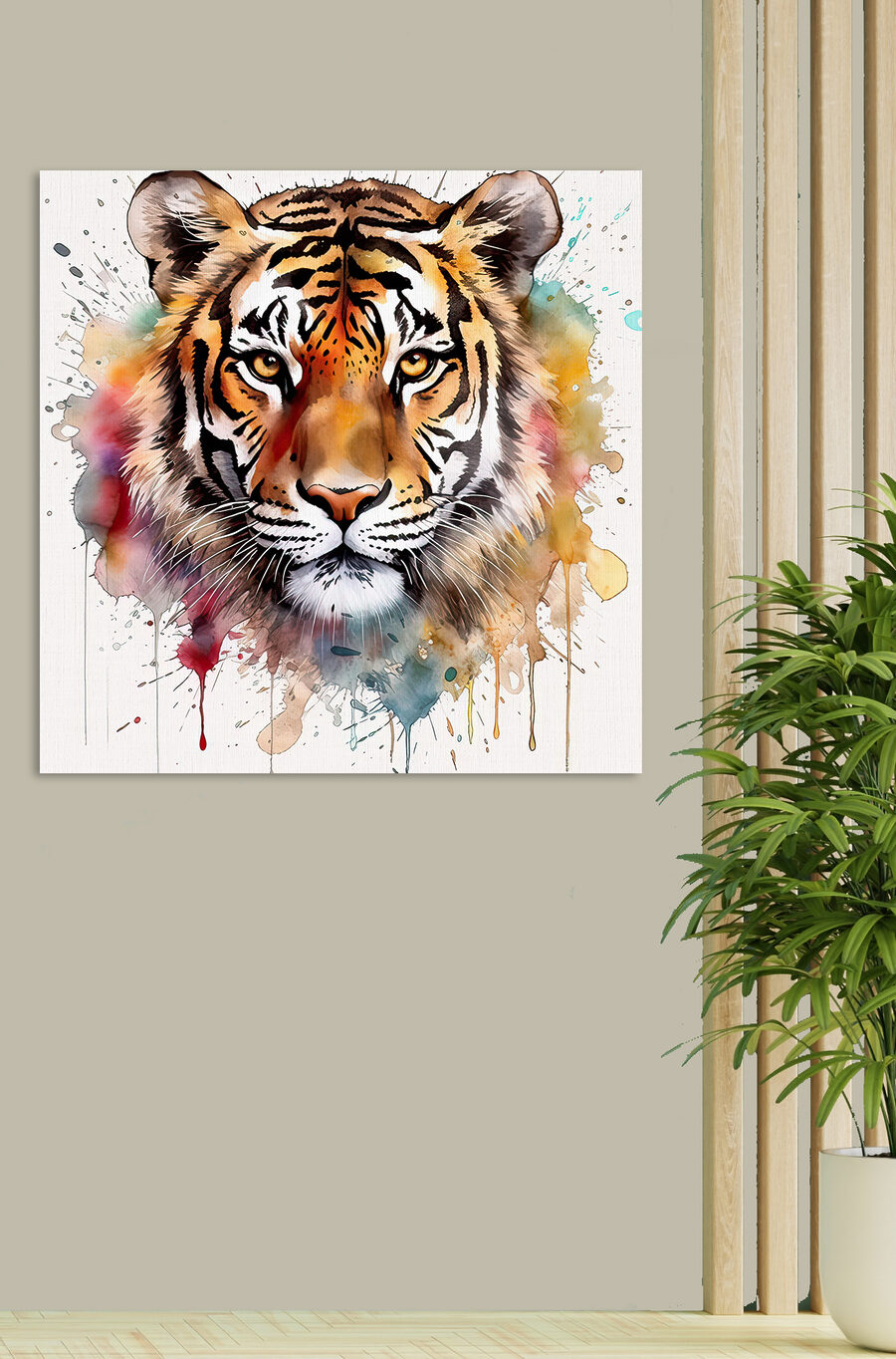 Tigre de mirada cálida — interior 3