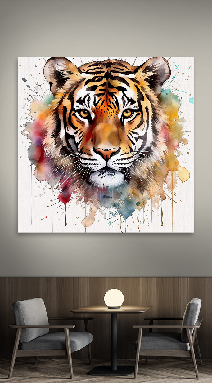 Tigre de mirada cálida — interior 6