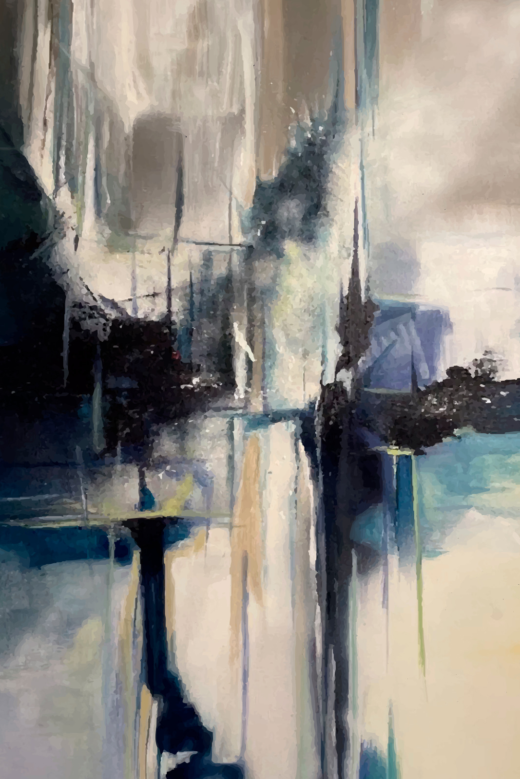 Reflejos oscuros en pintura — diseño completo
