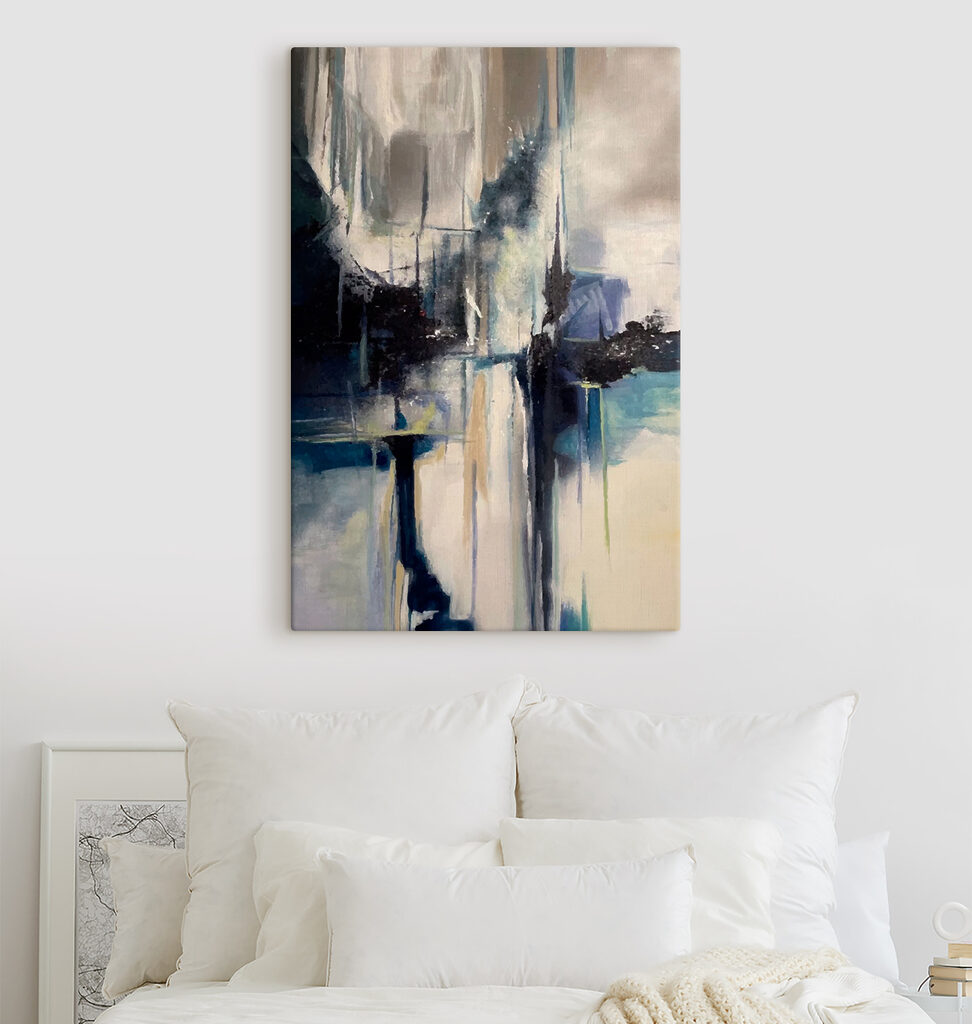 Reflejos oscuros en pintura — interior 9