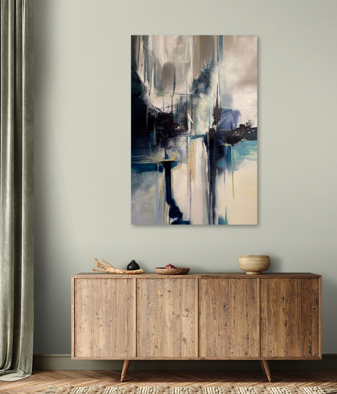 Reflejos oscuros en pintura — interior 3
