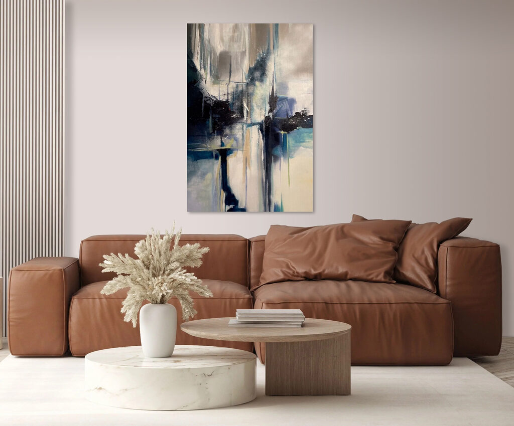 Reflejos oscuros en pintura — interior 5