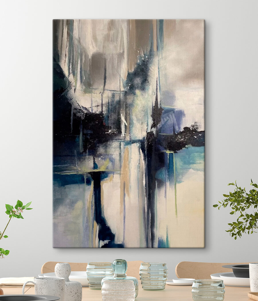 Reflejos oscuros en pintura — interior 11